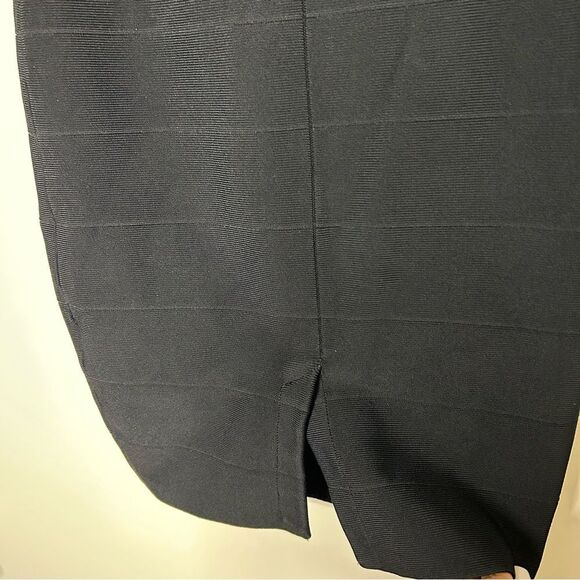 Guess | black bandage bodycon pencil skirt with slit | small - Picture 4 of 5